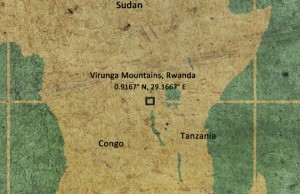 Co-ordinates for Rwanda